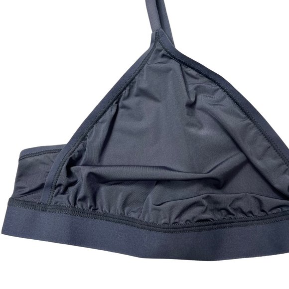 SKIMS Jelly Sheer Seamed Triangle‎ Bralette Steel Blue 4X - Picture 4 of 10